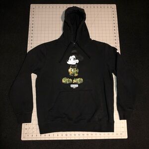 Disney x Neff. Camouflage Mickey Mouse. Hoodie. Size small. Black color.